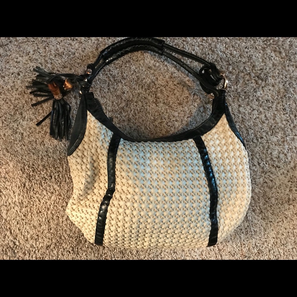 Cream big Buddha bag